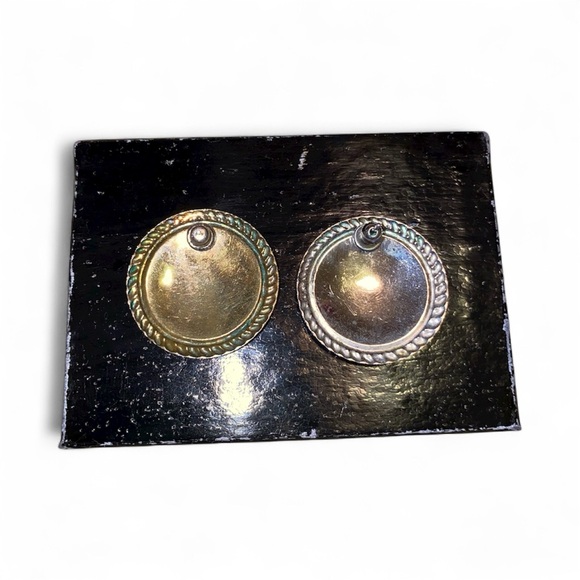 Vintage Colourful Swirled Enamel Earring Bundle - Picture 7 of 7